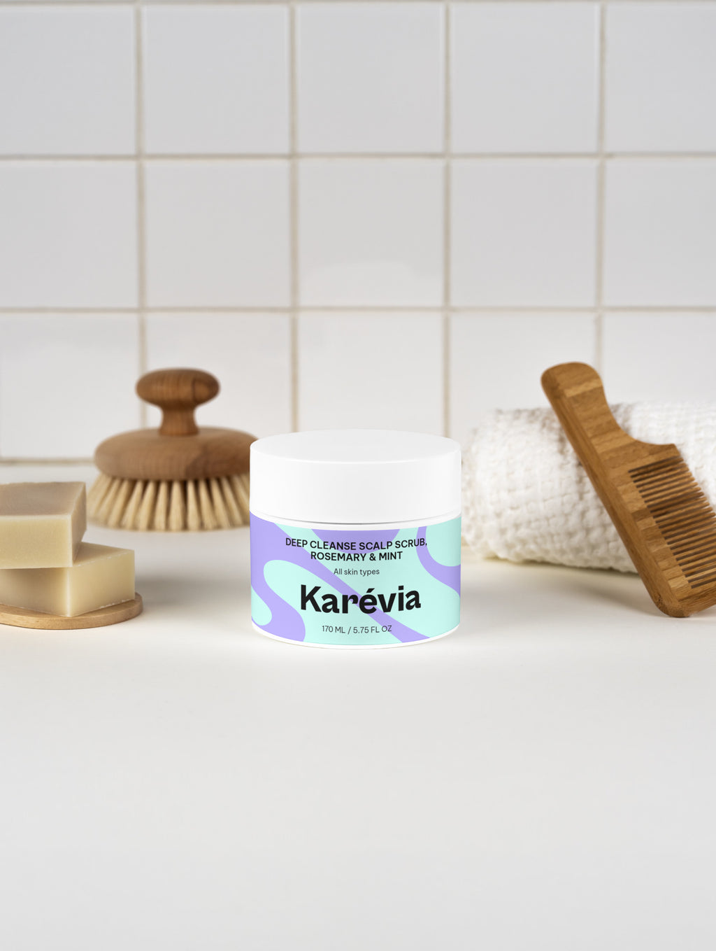 Gommage Purifiant du Cuir Chevelu – Romarin & Menthe