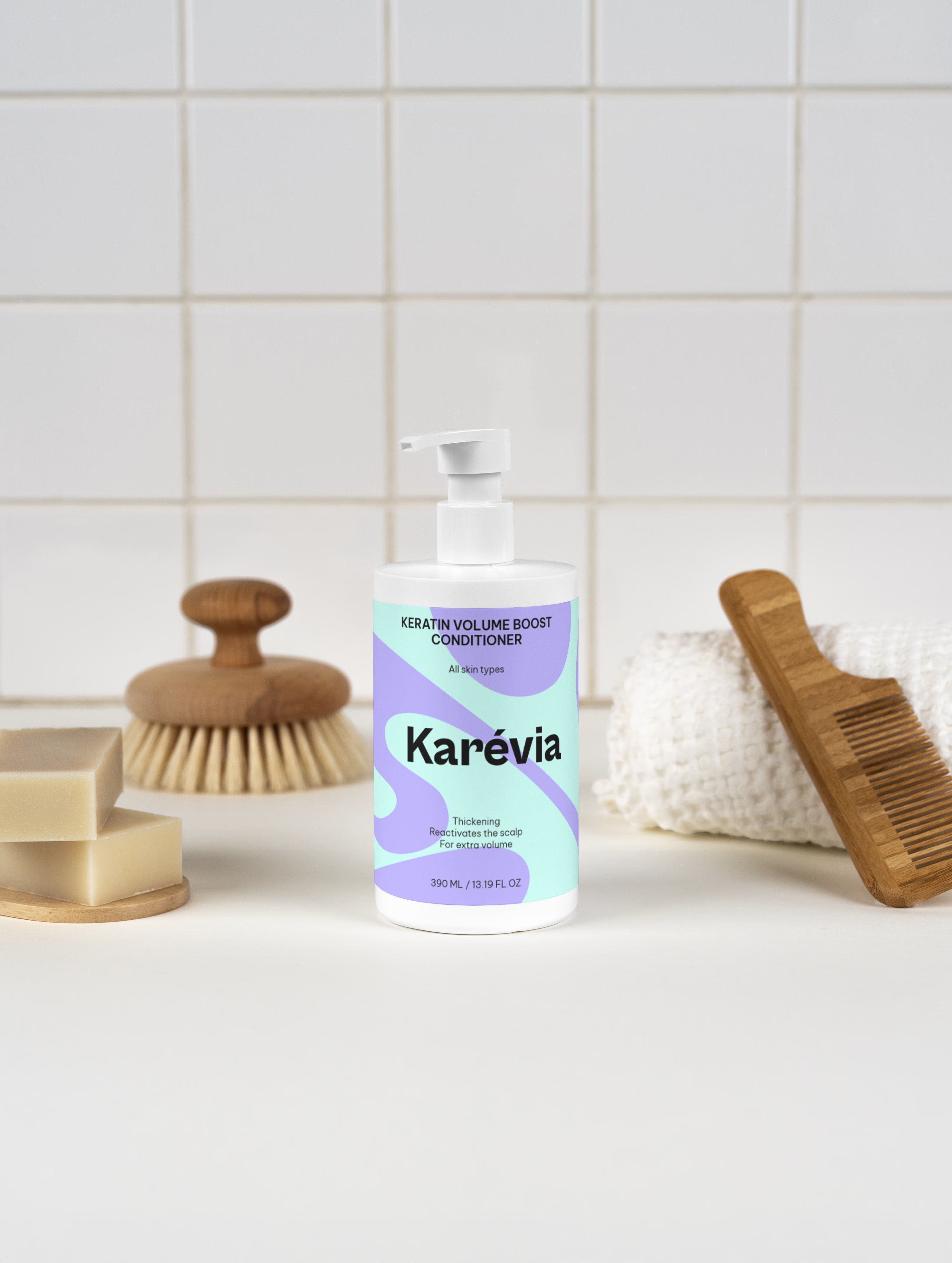 Après-shampoing volumisant à la kératine